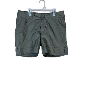 Merrell Olive Green Selectwick Button Front‎ Shorts Womens Size 6